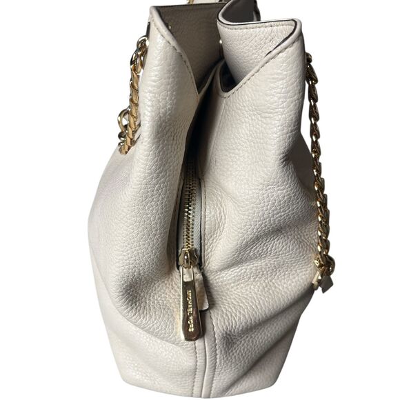 Michael Kors Raven Large Leather Shoulder Bag Tote 3-Compartment - Picture 4 of 6